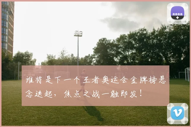 谁将是下一个王者奥运会金牌榜悬念迭起，焦点之战一触即发！